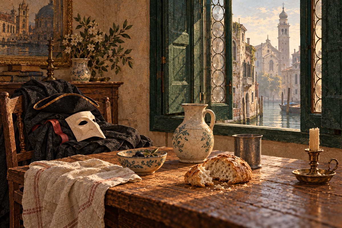 Eighteenth-century Venice · An imagined quieter morning